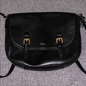 Black 10.5in x7.5in x 2in Ralph Lauren Purse
